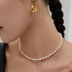 ✨Elegant Natural Rice Pearls Necklace